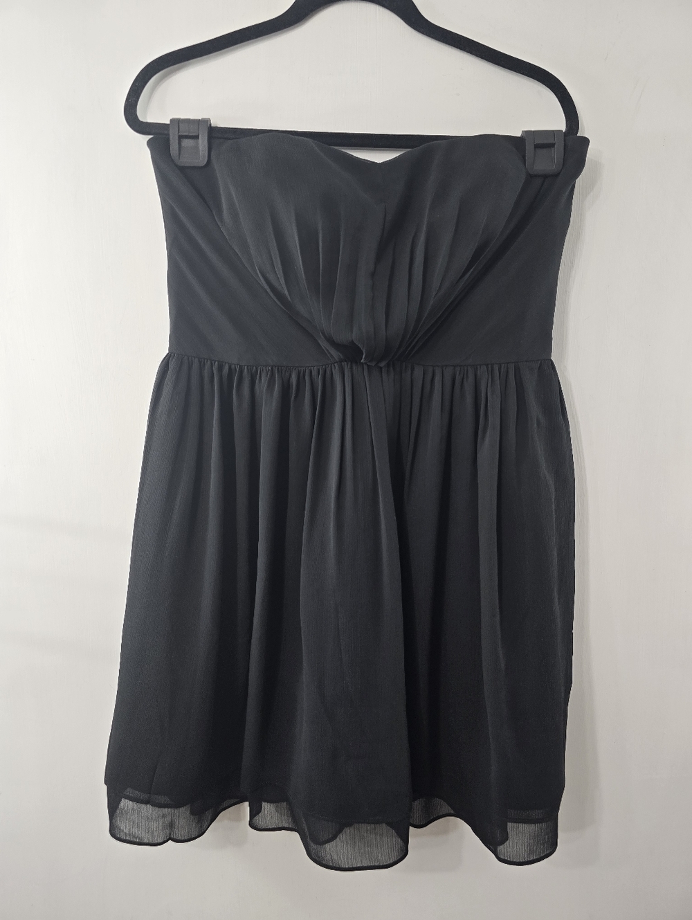 Aeropostale Strapless Chiffon Sweetheart Neck Mini Prom Homecoming Dress NWT 14